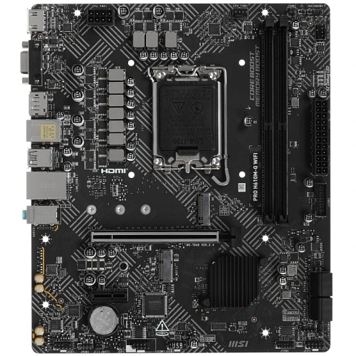Мат. плата MSI PRO H610M-G WIFI, LGA 1700