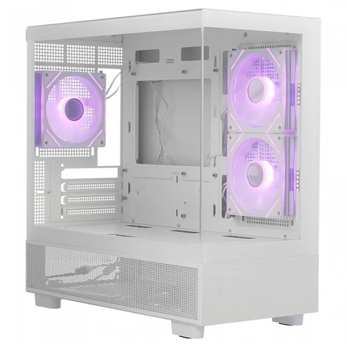 Корпус 1STPLAYER MIKU Mi5 ARGB белый, Mini-Tower