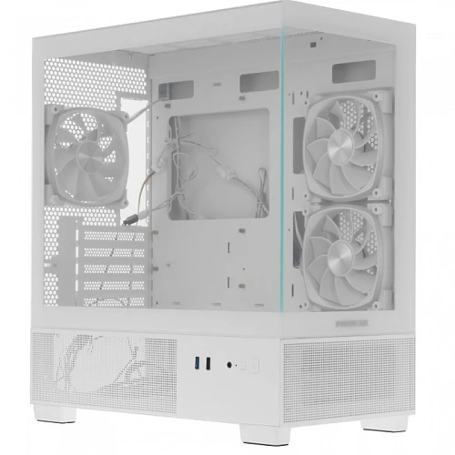 Корпус Powercase Vision Micro M3W белый, Mini-Tower