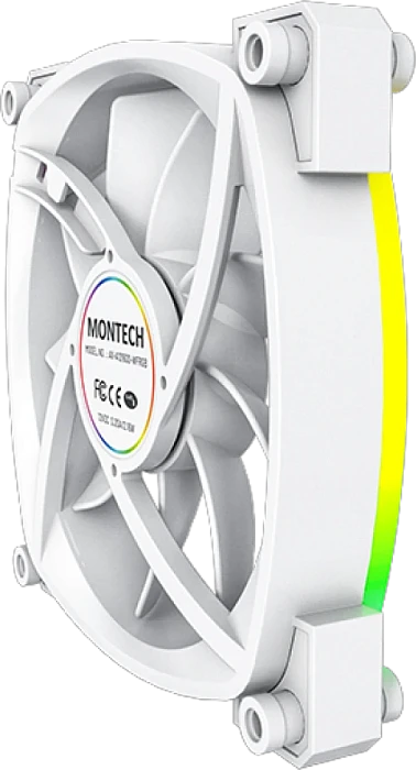 Комплект вентиляторов Montech AX120 белый, AX120W3P