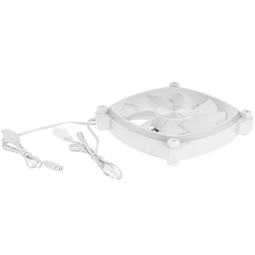 Вентилятор Powercase M55-12W ARGB белый, M55-12W ARGB