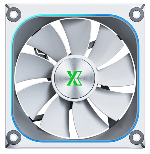 Реверсный вентилятор XASTRA FZ120W ARGB reverse белый, FZ120-1WA-CRX-GL