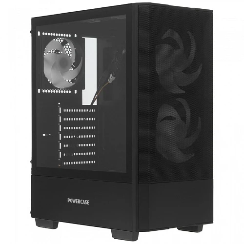 Корпус Powercase Mistral AY3B ARGB черный, Mid-Tower