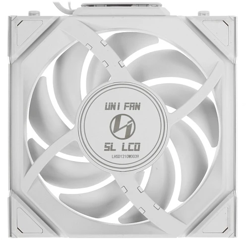 Комплект реверсных вентиляторов LIAN LI UNI FAN SL WIRELESS LCD 120 Reverse Blade белый, G99.12RSLLCD1W3W.R0