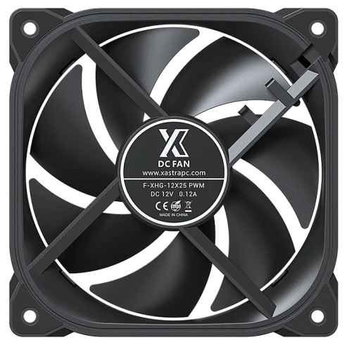 Реверсный вентилятор XASTRA FG120B ARGB reverse черный, FG120-1BA-SRX
