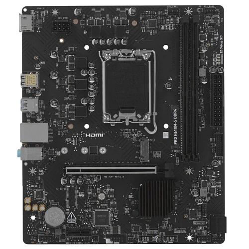 Мат. плата MSI PRO H610M-S DDR4, LGA 1700
