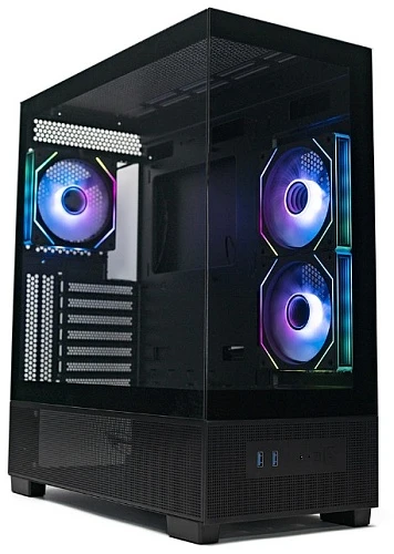 Корпус XASTRA Q500 3ARGB-C10 черный, Mid-Tower
