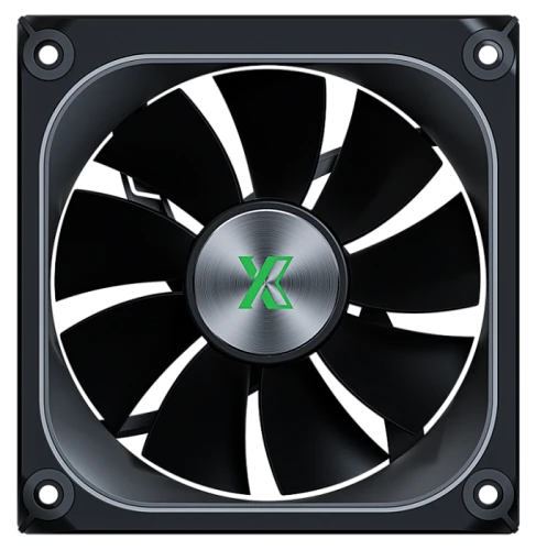 Реверсный вентилятор XASTRA FZ120B ARGB reverse черный, FZ120-1BA-CRX-GL