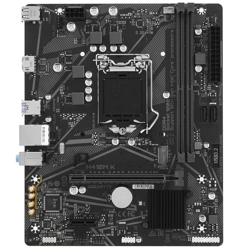 Мат. плата GIGABYTE H410M K (rev. 2.0), LGA 1200