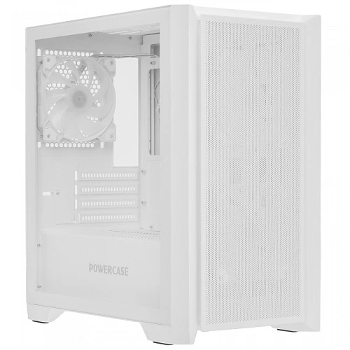 Корпус PowerCase Alisio Micro Z3W ARGB V2 белый, Mini-Tower