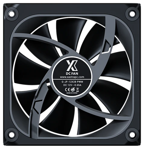 Реверсный вентилятор XASTRA FZ120B ARGB reverse черный, FZ120-1BA-CRX-GL