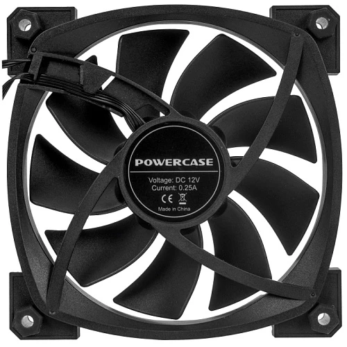 Вентилятор Powercase M55-12 ARGB черный, M55-12 ARGB