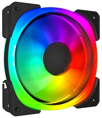 Вентилятор Powercase M21 черный, M21-14 ARGB