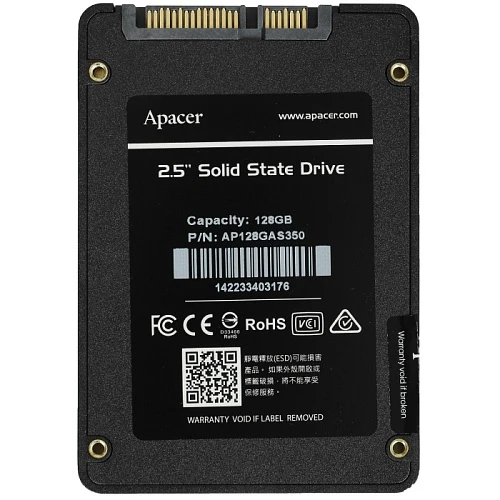 SSD накопитель Apacer AS350 PANTHER 128Gb 2.5" SATA, AP128GAS350-1