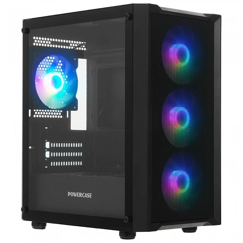 Корпус PowerCase Mistral Micro EM19 черный, Mini-Tower