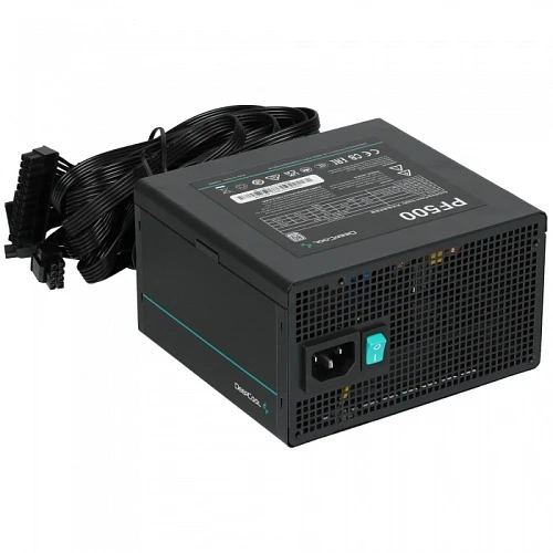 Блок питания DEEPCOOL PF500 черный, R-PF500D-HA0B-EU