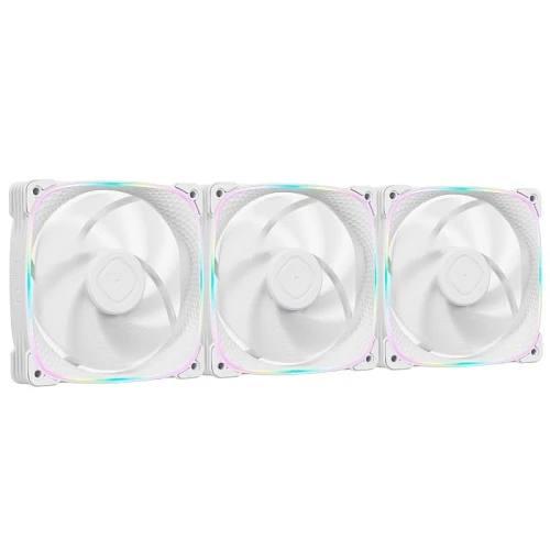 Комплект вентиляторов Geometric Future Squama 2503W Triple Pack белый, 1F2503W312001