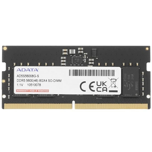 Оперативная память ADATA 8Gb 5600Mhz, AD5S56008G-S