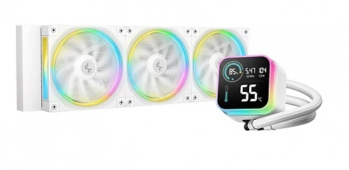 Система охлаждения DEEPCOOL LQ360 WH белая, R-LQ360-BKLSMW-G-1