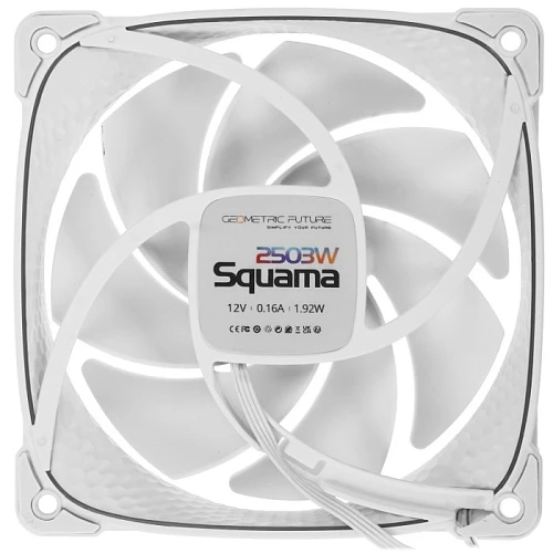 Вентилятор Geometric Future Squama 2503W Single Pack белый, 1F2503W112001