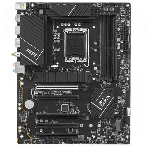 Мат. плата MSI PRO B760-P WIFI DDR4, LGA 1700