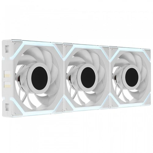 Комплект реверсных вентиляторов LIAN LI UNI FAN SL WIRELESS LCD 120 Reverse Blade белый, G99.12RSLLCD1W3W.R0