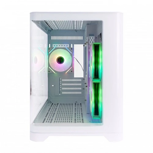Корпус 1STPLAYER UVIEW UV5 ARGB белый, Mini-Tower