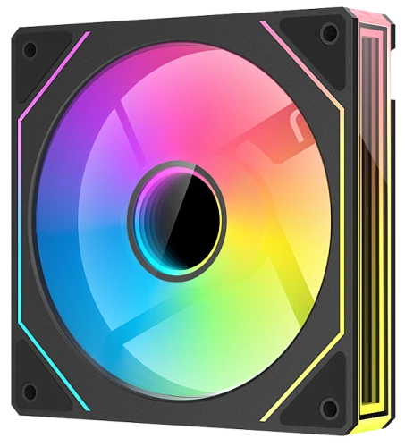 Реверсный вентилятор XASTRA FM120B ARGB reverse черный, FM120-1BA-SRX-GL