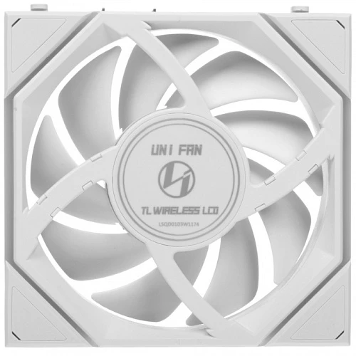 Реверсный вентилятор LIAN LI UNI FAN TL LCD WIRELESS 120-1 REVERS белый, G99.12RTLLCD1W1W.R0