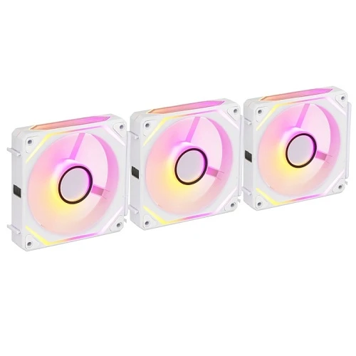 Комплект вентиляторов JONSBO ZL-120W белый, ZL-120W(3 in 1)