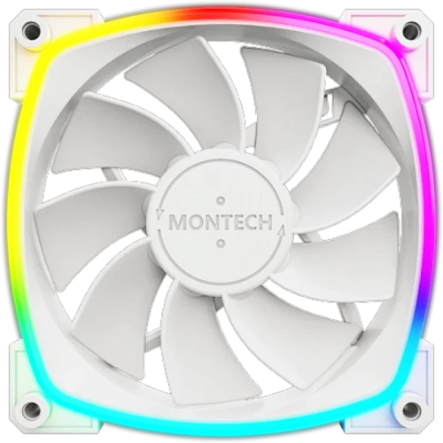 Комплект вентиляторов Montech RX120 белый, RX120W3P
