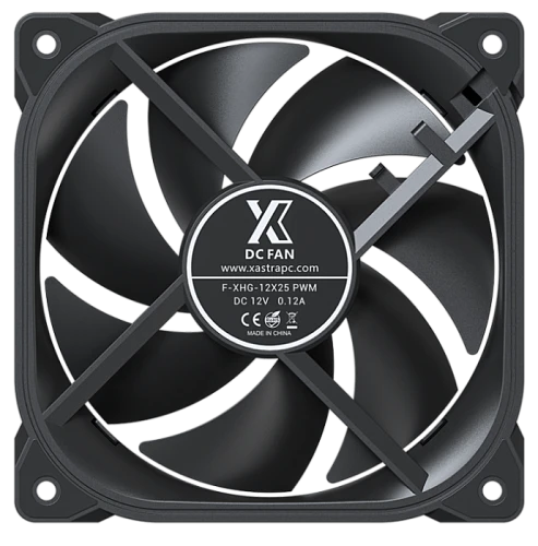 Реверсный вентилятор XASTRA FG120B ARGB reverse черный, FG120-1BA-SRX