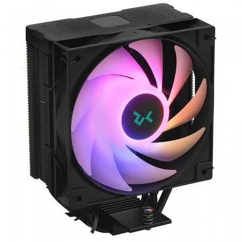 Кулер DEEPCOOL AG400 DIGITAL BK ARGB черный, R-AG400-BKADMN-G-1