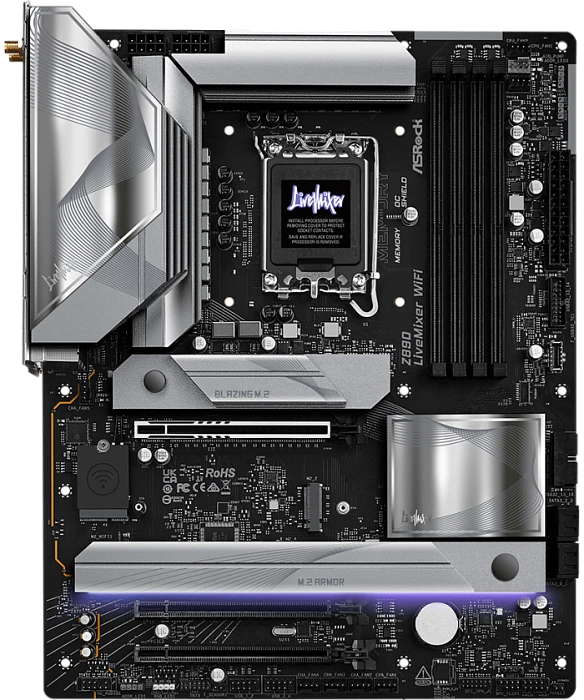 Мат. плата ASRock Z890 LiveMixer WiFi, LGA 1851