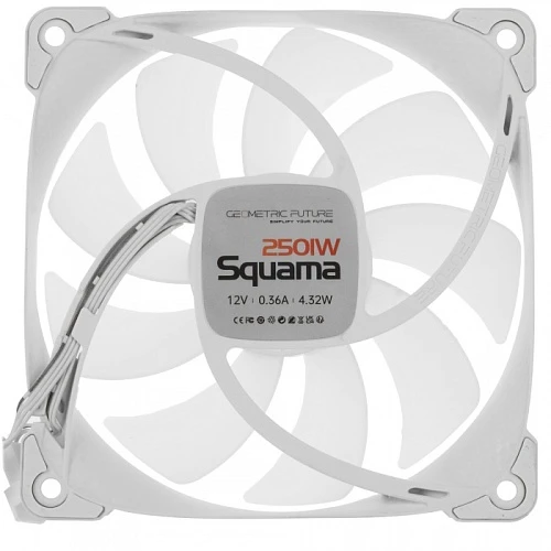 Вентилятор Geometric Future Squama 2501W Single Pack белый, 1F2501W112000