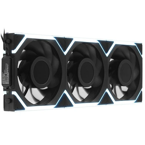 Комплект реверсных вентиляторов LIAN LI UNI FAN SL WIRELESS 120 Reverse Blade черный, G99.12RSLLCD1W3B.R0