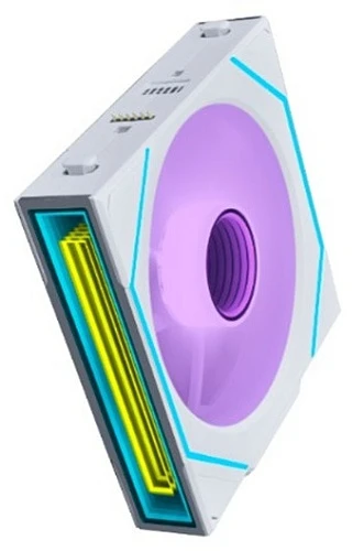 Реверсный вентилятор LIAN LI UNI FAN SL-INF WIRELESS 120 Reversed Blade белый, G99.12RSLIN1W1W.R0