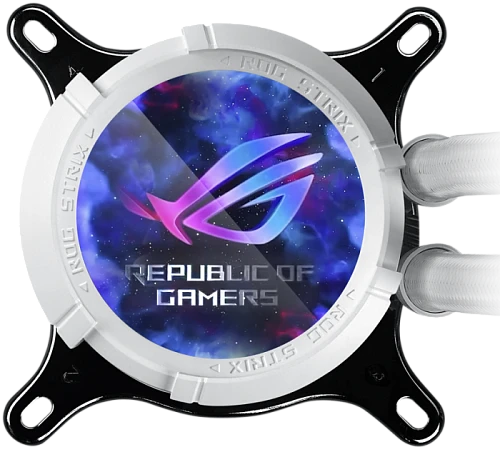 Система охлаждения ASUS ROG STRIX LC III 360 ARGB LCD белая, 90RC00W2-M0UAY0