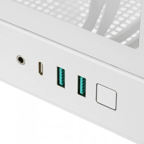Корпус DEEPCOOL CH160 белый, Mini-Tower