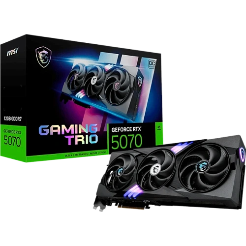 Видеокарта MSI GeForce RTX 5070 GAMING TRIO OC 12Gb