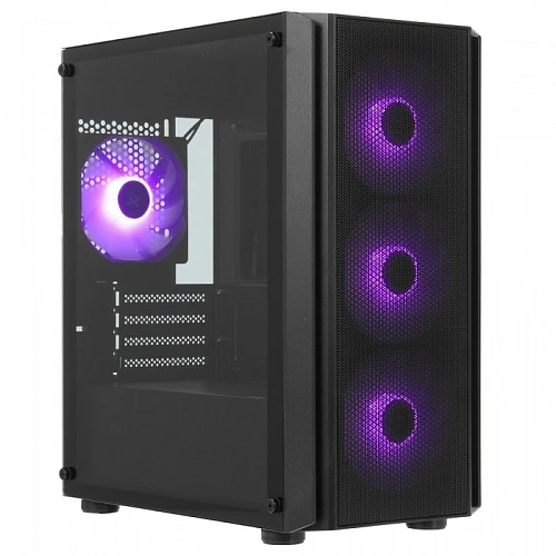 Корпус XASTRA A402M 4ARGB черный, Mini-Tower
