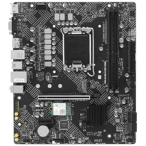 Мат. плата MSI PRO H610M-G WIFI DDR4, LGA 1700