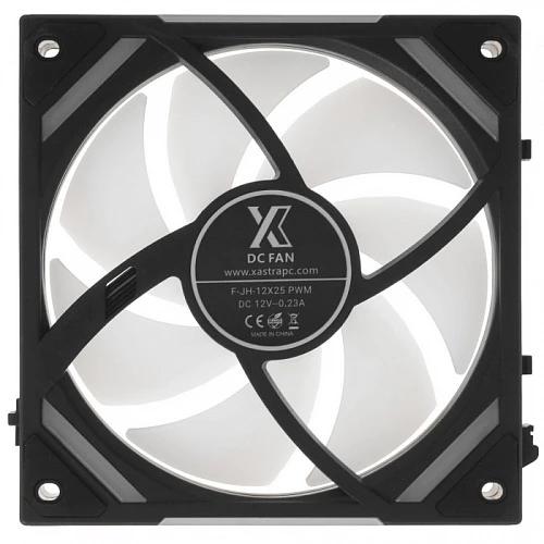 Комплект реверсных вентиляторов XASTRA FS120B ARGB черный, FS120-3BA-SRX-GL