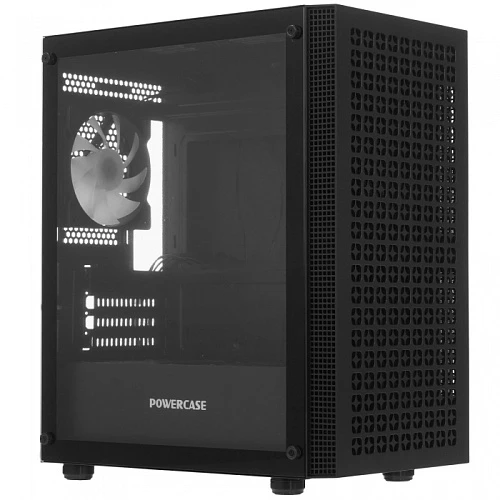 Корпус PowerCase Mistral Micro EM18 черный, Mini-Tower