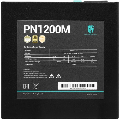 Блок питания DEEPCOOL GamerStorm PN1200M, черный