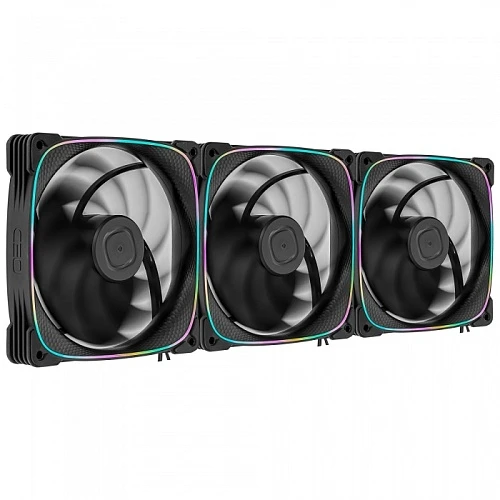 Комплект вентиляторов Geometric Future Squama 2503B-14 черный, 1F2503B314000