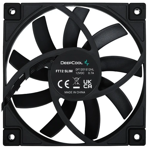 Вентилятор DEEPCOOL FT12 Slim черный, R-FT12SLIM-BKWPN1-G