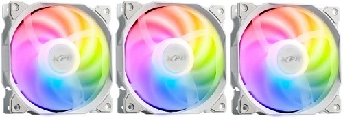 Комплект вентиляторов ADATA XPG VENTO 120 ARGB PWM белый, VENTO120ARGBPWM3C-WHCWW