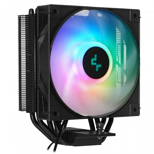 Кулер DEEPCOOL AG400 BK ARGB черный, R-AG400-BKANMC-G-2