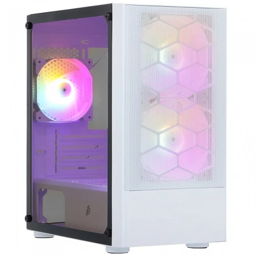 Корпус 1STPLAYER FIREBASE X4-M белый, Mini-Tower